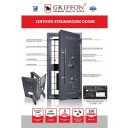 Двери для хранилищ 5 класса с аварийными дверями (К+К+С) Griffon