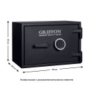 Огнестойкий сейф Griffon CL III.35.E BLACK