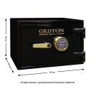 Огнестойкий сейф Griffon CL III.35.E BLACK GOLD