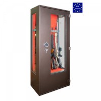 Оружейный сейф Griffon GD.840.ET GLASS CASE BROWN