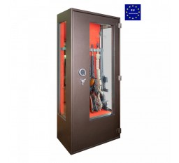 Оружейный сейф Griffon GD.840.ET GLASS CASE BROWN