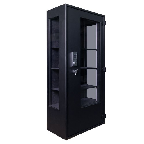 Оружейный сейф Griffon GD.840.ETS GLASS CASE COMBI BLACK