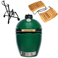 Комплект Daddy Smoke Big Green Egg Гриль L 117632 + Гнездо с ручкой L + Крылья для гриля L