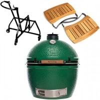 Комплект Daddy Smoke Big Green Egg Гриль XL 117649 + Гнездо с ручкой XL + Крылья для гриля XL