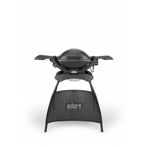 Електричний гриль Daddy Smoke Q 1400 з підставкою, сірий
