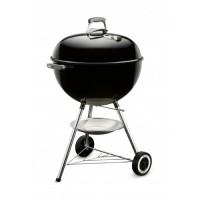 Вугільний гриль Daddy Smoke Weber Classic Kettle 57см, чорний
