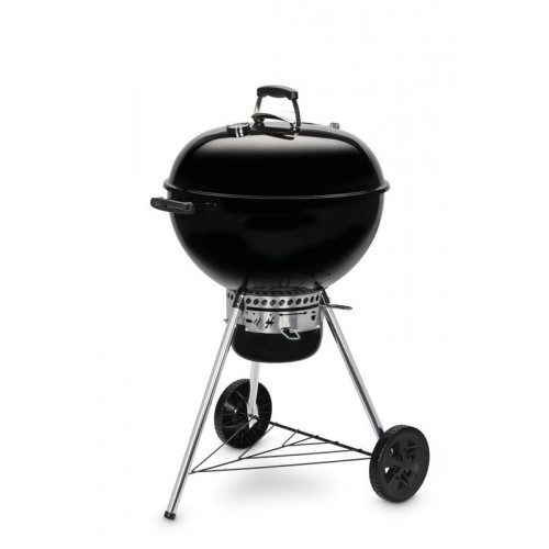 Вугільний гриль Daddy Smoke Weber Original Kettle E-5730 57 см, чорний
