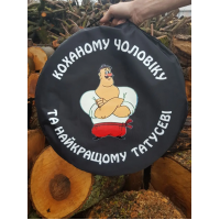 Чехол для сковороды BORO 60 см с рисунком.