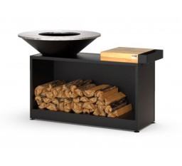 Гриль-мангал Smoke House HOLLA-GRILL-Black-Wide большая открытая тумба