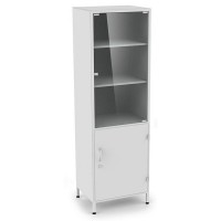 Шкаф медицинский металлический LITPOL Sml 210 для медикаментов 2-х дверный