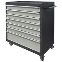 Тележка инструментальная LITPOL SzwN 301-6MS на 7 выдвижных ящиков