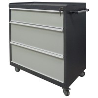 Тележка инструментальная LITPOL SzwN 301-S2B на 3 выдвижных ящика