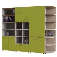 Стенка для кабинета биологии Litpol