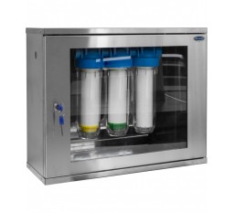 Шкаф из нержавеющей стали с фильтрами воды УХЛ-МАШ ШВ-3Ф (AISI 430) 500х625х223