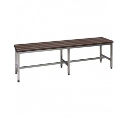 Скамейка с каркасом из нержавеющей стали УХЛ-МАШ СНж.304-1500П 445х1500х375