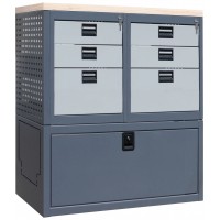 Автомобильный модуль УХЛ-МАШ 10-4-Т-2МС-2МС для передвижных СТО Фанера