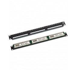 Патч панель УХЛ-МАШ 24 порта 1U 19" UTP CAT5E