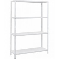 Стеллаж УХЛ-МАШ МС 4 полки 1450×1000×400 Белый