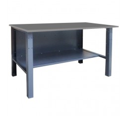 Металлический стол (верстак) LITPOL Stw 321/1500 безтумбовый для мастерской.