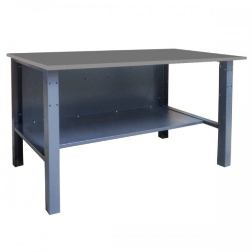 Металлический стол (верстак) LITPOL Stw 321/1500 безтумбовый для мастерской.