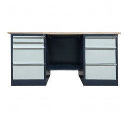 Верстак металлический двухтумбовый LITPOL Stw 326-2M2B/S2B