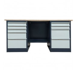 Верстак металлический двухтумбовый LITPOL Stw 326-3MSB/2M2B