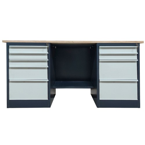 Верстак металлический двухтумбовый LITPOL Stw 326-3MSB/2M2B