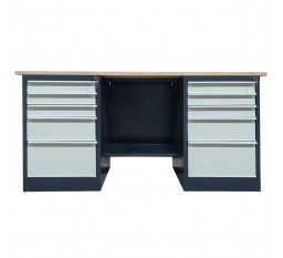 Верстак металлический двухтумбовый LITPOL Stw 326-3MSB/3MSB