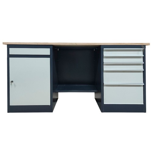 Верстак металлический двухтумбовый LITPOL Stw 326-3MSB/MD