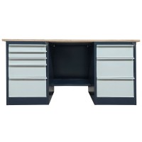Верстак металлический двухтумбовый LITPOL Stw 326-3MSB/S2B