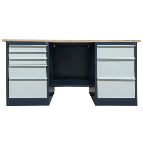 Верстак металлический двухтумбовый LITPOL Stw 326-3MSB/S2B