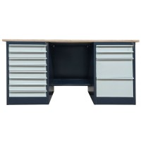 Верстак металлический двухтумбовый LITPOL Stw 326-8M/2M2B