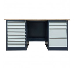Верстак металлический двухтумбовый LITPOL Stw 326-8M/2M2B