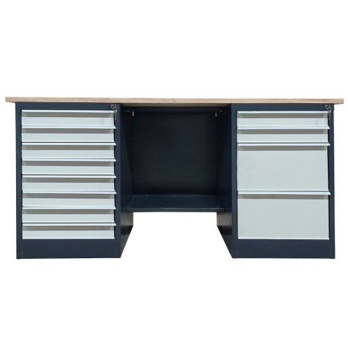Верстак металлический двухтумбовый LITPOL Stw 326-8M/2M2B