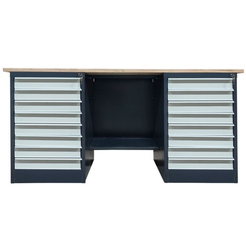 Верстак металлический двухтумбовый LITPOL Stw 326-8M/8M