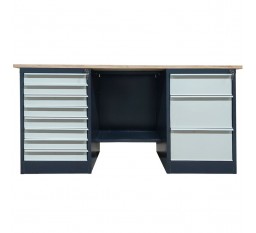 Верстак металлический двухтумбовый LITPOL Stw 326-8M/S2B