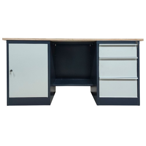 Верстак металлический двухтумбовый LITPOL Stw 326-D/S2B