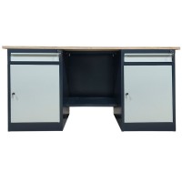 Верстак металлический двухтумбовый LITPOL Stw 326-МD/МD