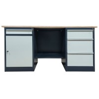 Верстак металлический двухтумбовый LITPOL Stw 326-МD/S2B
