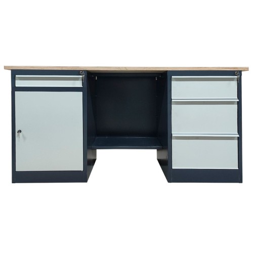 Верстак металлический двухтумбовый LITPOL Stw 326-МD/S2B
