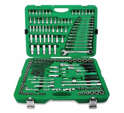 Набор инструментов комбинированный 1/4" 3/8" 1/2 " УХЛ-МАШ GCAI216R 216 единиц