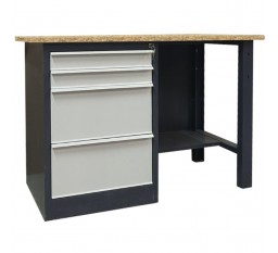 Верстак металлический однотумбовый LITPOL Stw 325/1500-2М2B