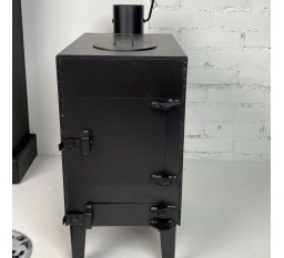 Печь-буржуйка Mzavod BP-50V 3мм с варочной поверхностью