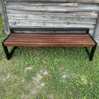 Лавка парковая Лофт без спинки.