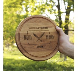 Кухонна дошка з гравіруванням BBQ DAD