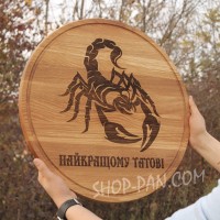 Кухонна дошка з гравіюванням