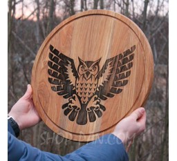 Кухонная доска с гравировкой.
