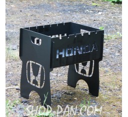 Мангал разборный на 8 шт с индивидуальной гравировкой - HONDA - в подарок