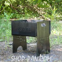 Мангал на 8 шт. разборной с индивидуальной гравировкой - ARSENAL - в подарок