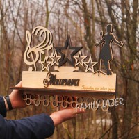 Медальница из дерева, Медальница, Деревянная медальница, Медальница 03